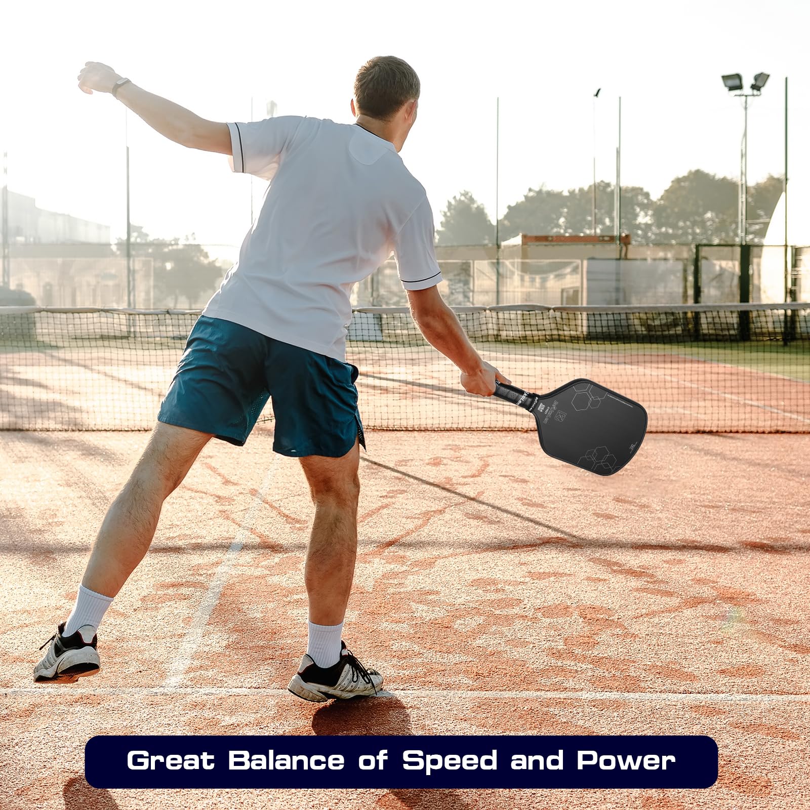 Amazon.co.jp: BKL BeikaLen カーボンファイバーピックルボールパドル